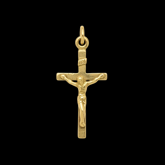 14k gold cross