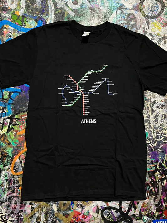 Trackside Metro Map T-Shirt